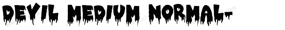 Devil Medium Normal字体转换
